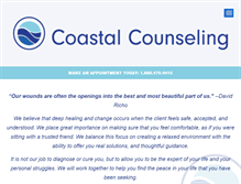 Tablet Screenshot of coastalcounselinggroup.com